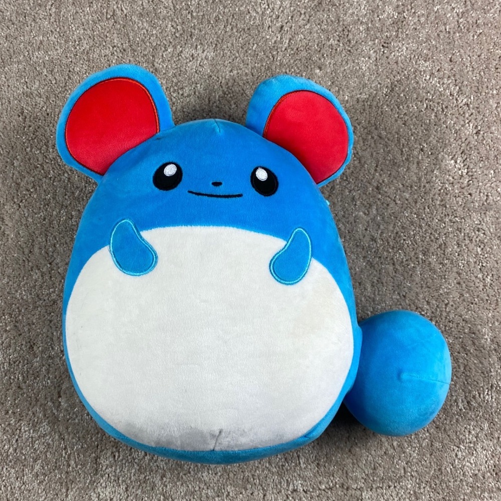 Pokemon Marill Squishmallows 12 Inch Blue Plush Jazwares Kelly Toys 2024